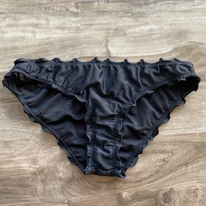Hollister xs black bikini bottoms new w/o tags